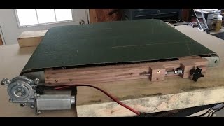 DIY Drum Sander PT  1, Conveyor !!!!