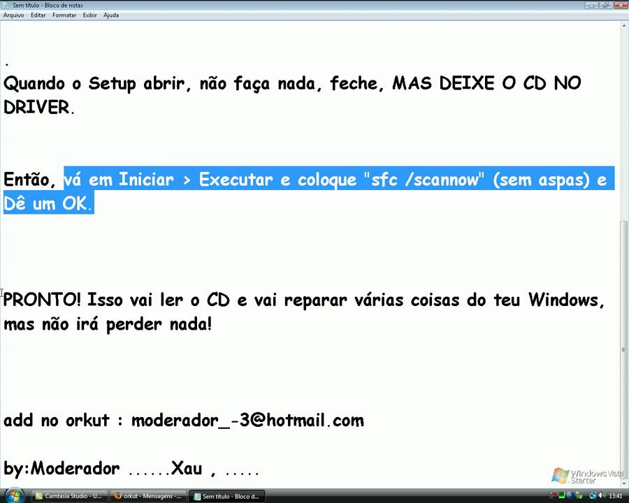 Reparando Windows sem a necessidade de Formatar - YouTube