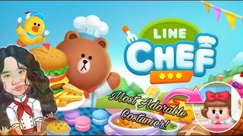 PLAYING LINE CHEF GAME | CUTE GAME