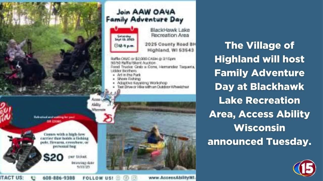 Village of Highland to host Access Ability Wisconsin’s Family Adventure Day