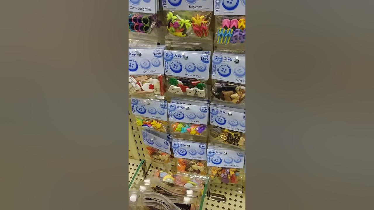 Buttons from hobby lobby YouTube