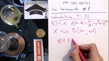 (PREMIÈRE)(MATHS) Loi binomiale (8) Calculer les probabilités avec une Ti 82 et +