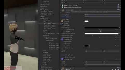 MCS Female Problem: MCS Female Shader Rendering Mode Problem