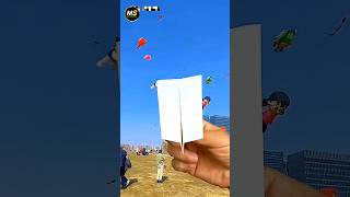 How to make a paperplane 🤗✈️ , easy paper airplane tutorial , bestpaper plane #shorts​​ #craft​​