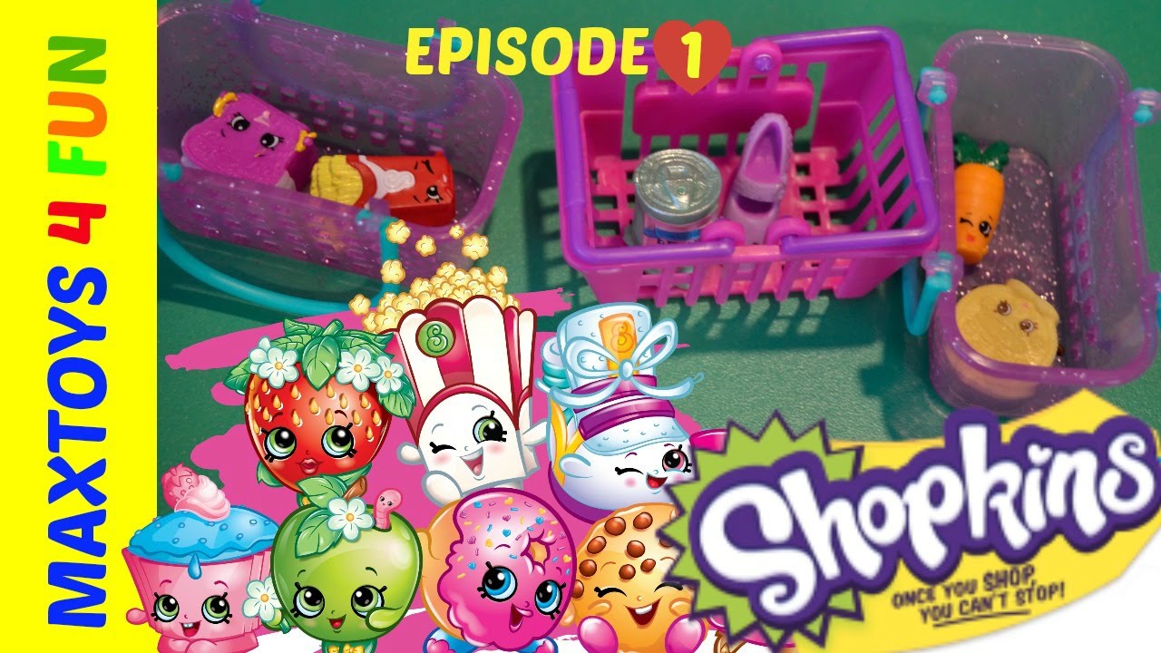 Shopkins Series Opening Shopkins blind Baskets Episode 1 by MaxTOYS 4 FUN