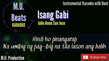 Isang Gabi - Julie Ann San Jose Karaoke | MU Beats Karaoke