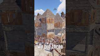 The TRIPLE BUNKER Trio 2x1 Base - VIPER #shorts #rust #rustbasedesign