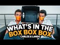 Carlos sainz and lando norris play whats in the box box box