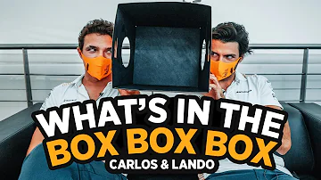 Carlos Sainz and Lando Norris play 'What's in the Box Box Box?'
