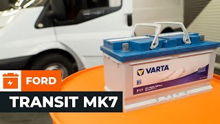 Hur byter man Tvåmassesvänghjul FORD TRANSIT MK-7 Box - online gratis video