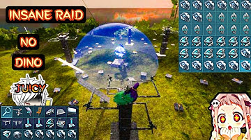 Ark Mobile Raiding On Full Tek Chinese Base Juicy