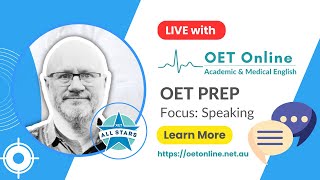 Prep Hour with Steve | OET Speaking