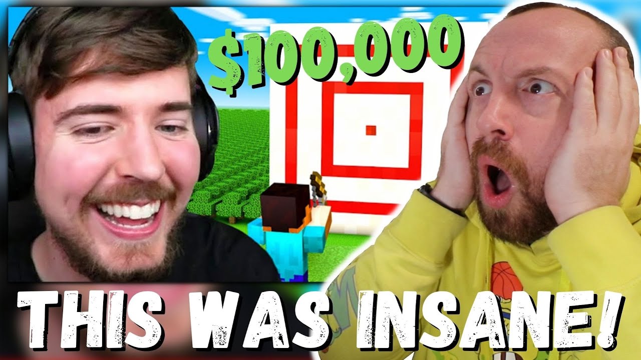THIS WAS INSANE! MrBeast Gaming Insane $100,000 Challenge! (FIRST REACTION!)