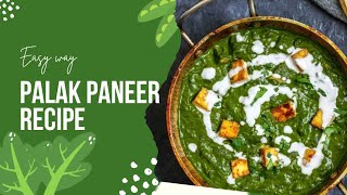 palak paneer|Dhaba style palak paneer|spinach paneer recipe |palak paneer ka recipe|