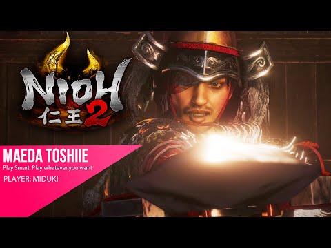 NIOH 2 BOSS - Maeda Toshiie | No Damage, Spear