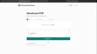 SourceGuardian Decoder