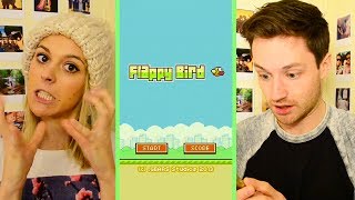 FLAPPY BIRD CHALLENGE | Spencer vs Alex screenshot 1