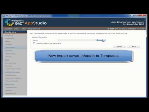 Using InfoPath forms with AppStudio