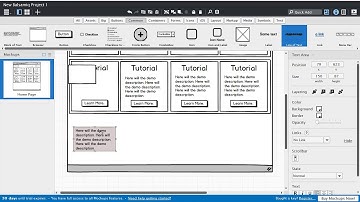 77 ASP .NET MVC - Create Wireframe for Tutorial Website ASP MVC Project