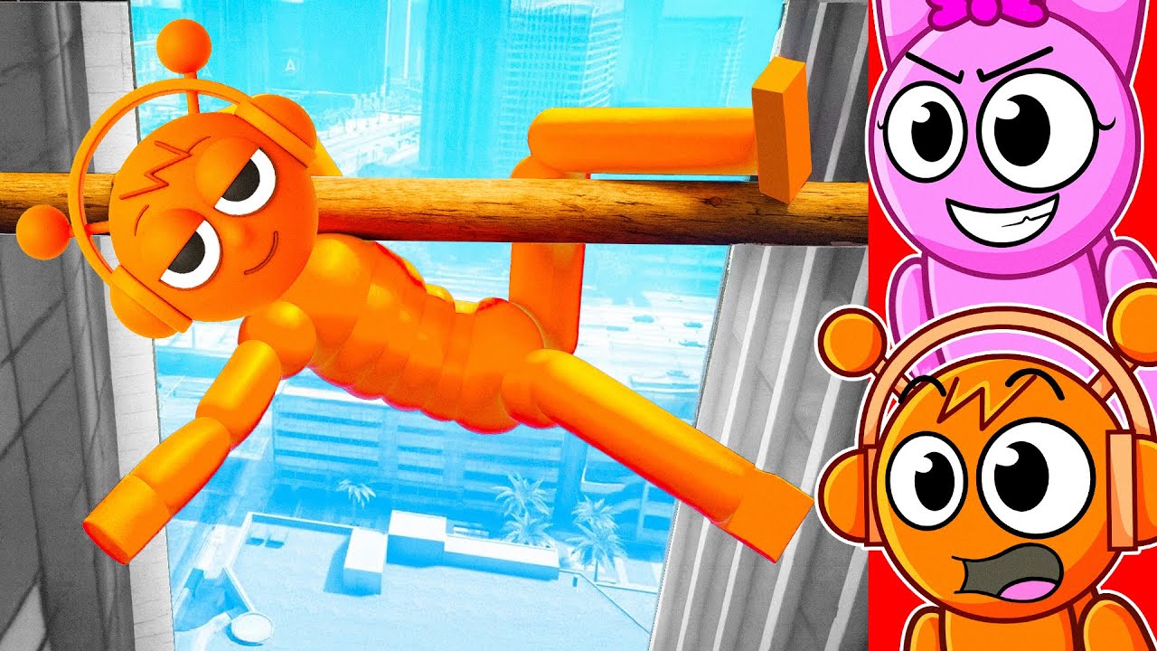 Уморительные прыгающие тряпичные куклы в GTA 5!