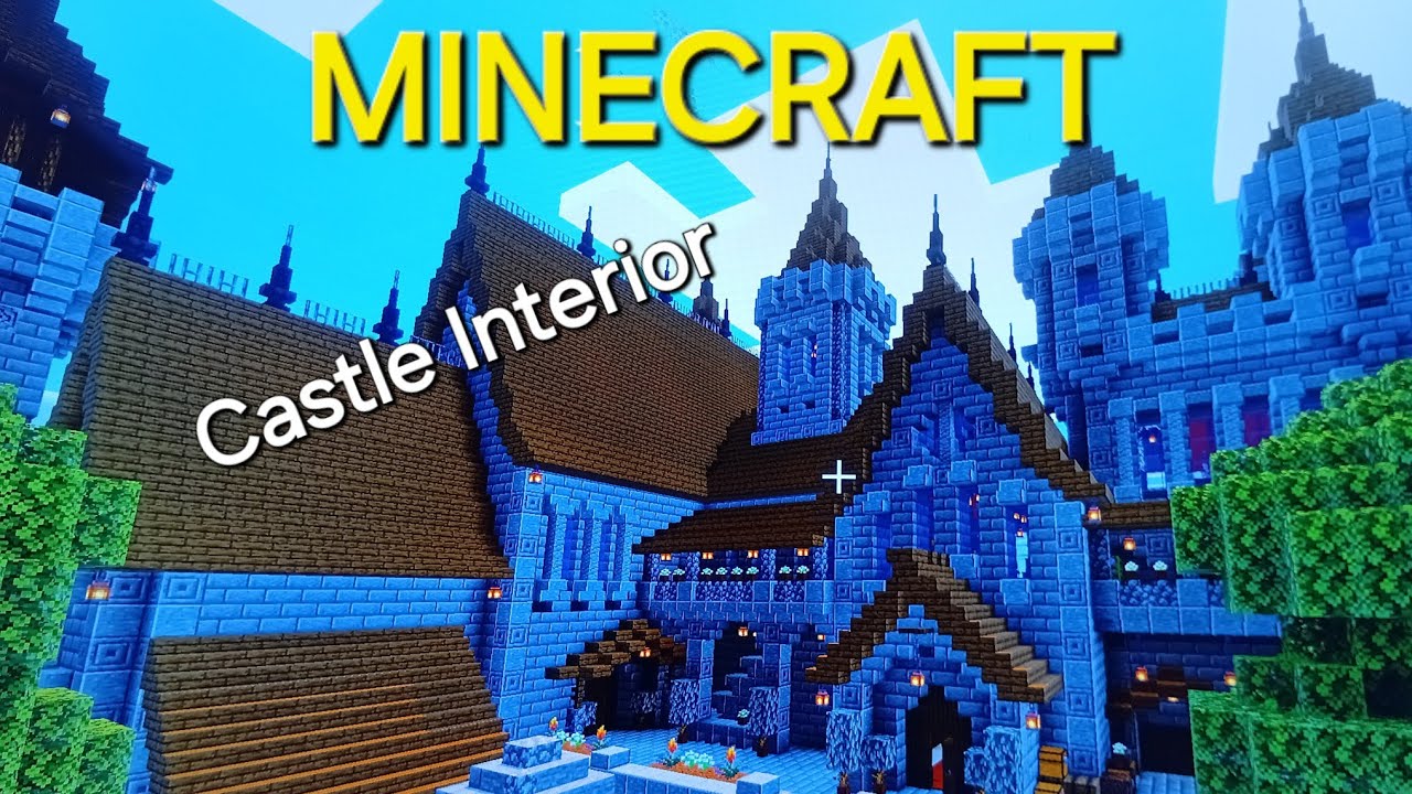 MINECRAFT: My first Medieval Castle with Interior .Great for inspirational ideas.Vibrant Visuals.