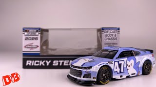 2025 RICKY STENHOUSE JR PUDGY PENGUINS CHEVROLET DIECASTBUFFET NASCAR DIECAST REVIEW 1/64