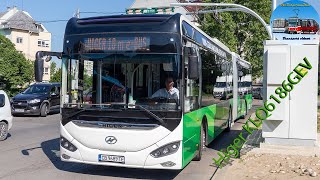 Higer KLQ6186GEV Articulated Electric bus on tests in Sofia 🇧🇬🚌