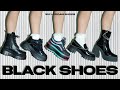 BLACK CHUNKY SHOES HAUL ( sneakers, boots & loafers) *100% VEGAN*
