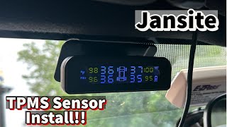 How To Install A TPMS Sensor On Any Car!! / Jansite TPMS Sensor kit