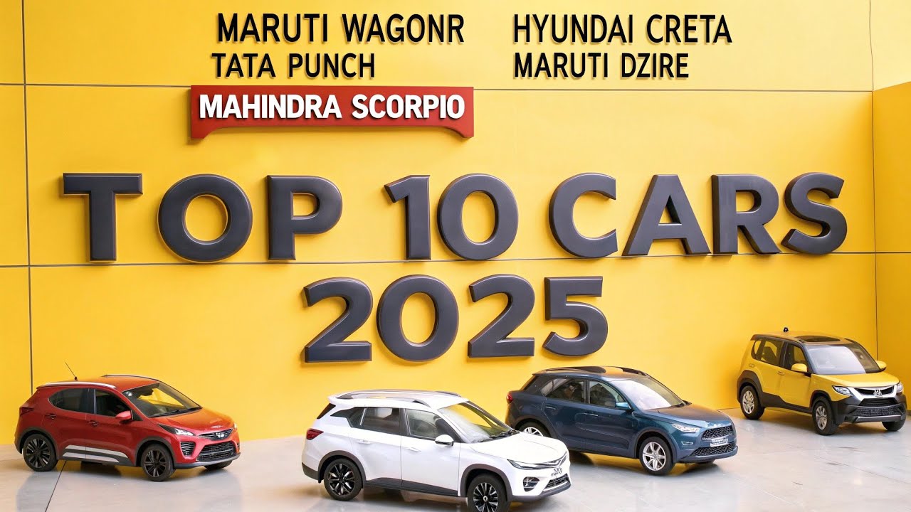 Top 10 Best Selling Cars in India 2025 🚗 - YouTube