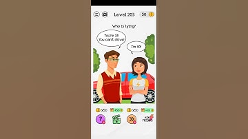 Braindom level 202 Who is laying Walkthrough Solution