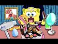 Spongebob  patrick makeup food mukbang  mukbang animation  slime cat