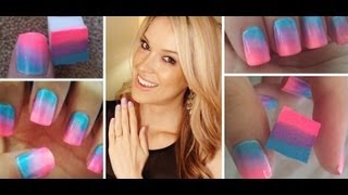 How To ♥ ONE Step Ombre Nails!!!