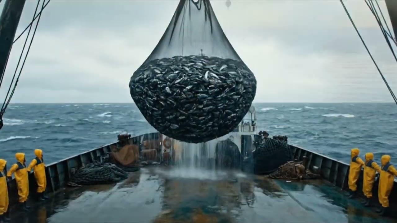 Amazing Fastest Giant Black Marlin Fishing Skill - Amazing Biggest