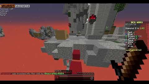Minecraft Hacking on HYPIXEL with wurst client !!!!!!!!!!