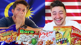 We Try Malaysian Snacks by Smile Squad Comedy 17,508 views 2 months ago 3 minutes, 23 seconds