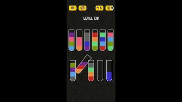 Water Sort Puzzle Level 138 Solved