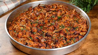 ليش ما عملت الدجاج بالطريقة هذه من قبل؟ سهل مرة وطعمها خرافي Easy Chicken and Onion Recipe