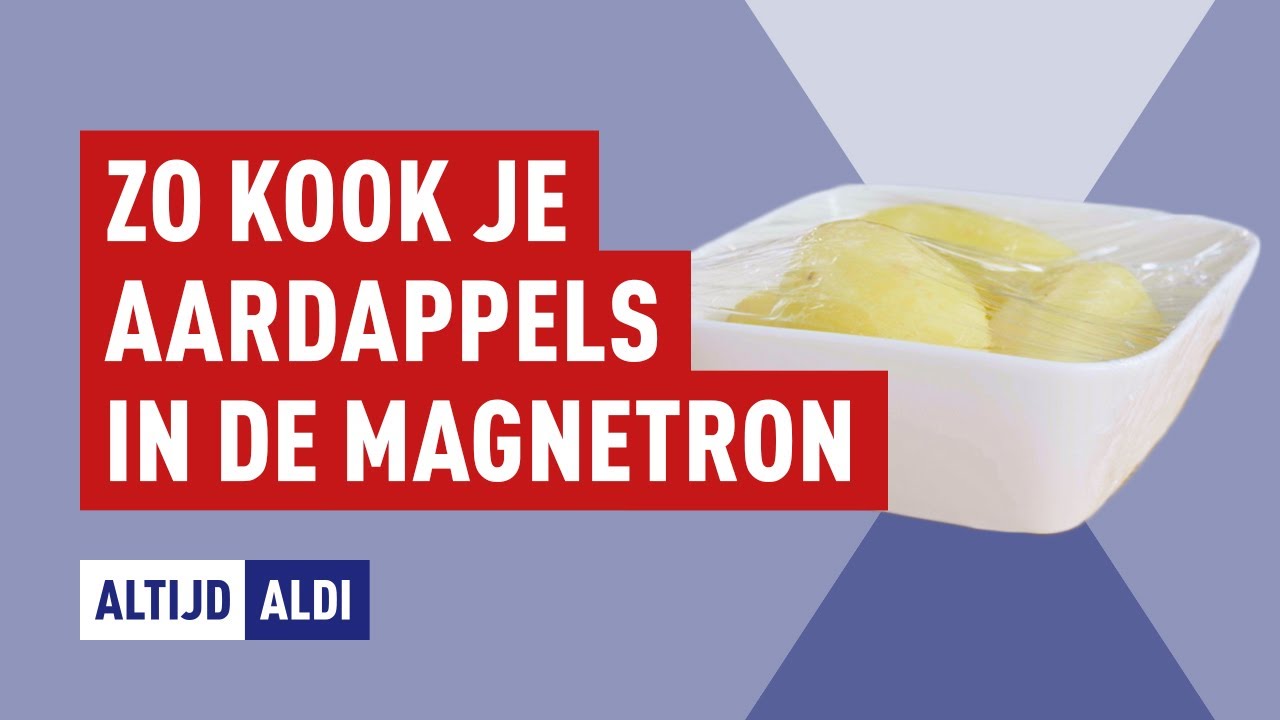 dienen Schrijft een rapport Voel me slecht Zo kook je aardappels in de magnetron | Altijd ALDI - YouTube