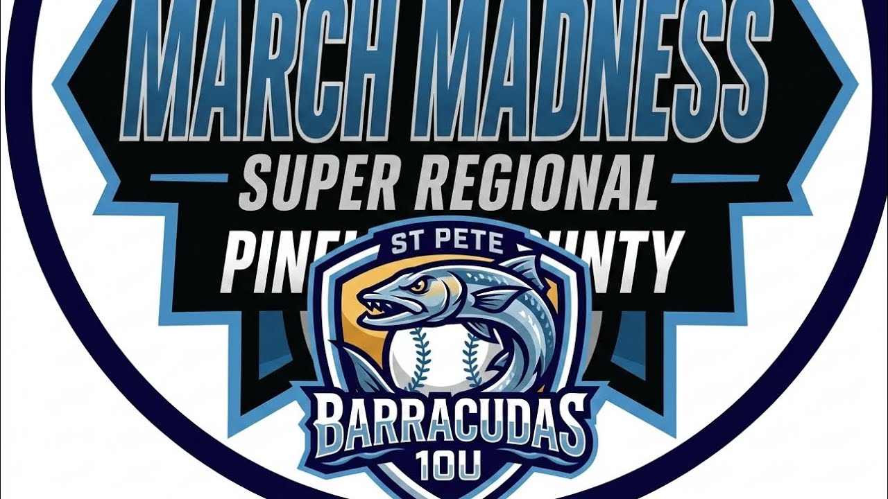 St. Pete Barracudas 10u vs Florida Chaos 10u - March Madness Super Regional Pinellas County