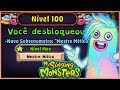 CHEGUEI NO NIVEL 100 DO MY SINGING MONSTERS! NÍVEL MÁXIMO DO JOGO! | My Singing Monsters