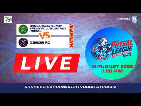 LIVE || Bangladesh Army Sports Club Limited (BASCL) vs Xenon FC || Women's match || FLB 2025-26 — football video