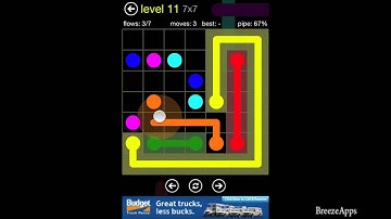 ‪Flow Free 7x7 level 11 (Regular Pack Medium)‬