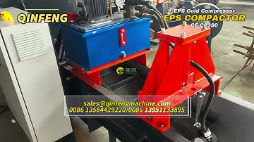 CF-CP series polystyrene compactor styrofoam recycling machine from Qinfeng machinery with cutter