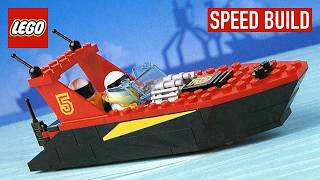 Vintage LEGOยฎ Speed Build: 1991 Set 6679 Dark Shark