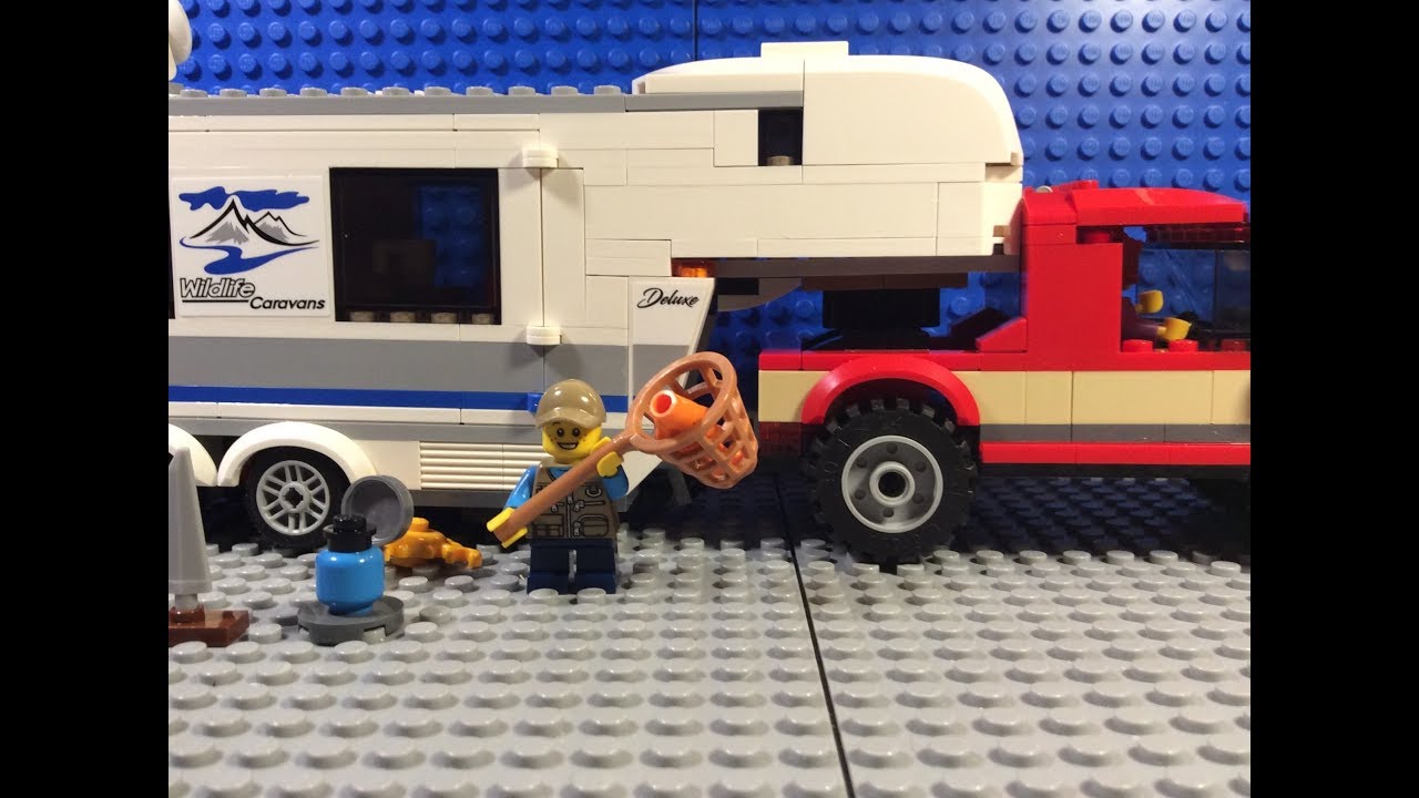 Lego City Pickup & Caravan