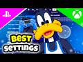 NEW BEST Controller SETTINGS + Sensitivity in Fortnite (Tutorial) Daffy Duck Tournament 
