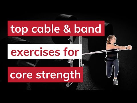 Best cable exercises for core with band options