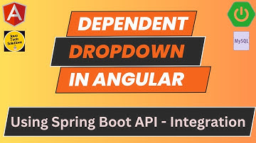 Dependent Dropdown List in Angular | Spring Boot API Integration with Angular | Material Design