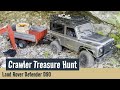 RC Crawler Treasure Hunt | Land Rover Defender Scale Adventure & Recovery | MN99S V2